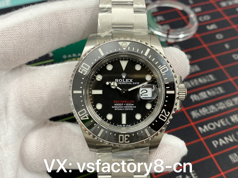 VS廠勞力士海使型單紅鬼王丹東3235機復刻表是否達到了最高版本